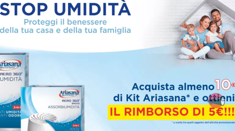Cashback Ariasana in Carrefour 2022: come ricevere 5 euro di rimborso