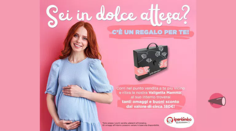 Ritira GRATUITAMENTE la tua valigetta Mamma Iperbimbo!