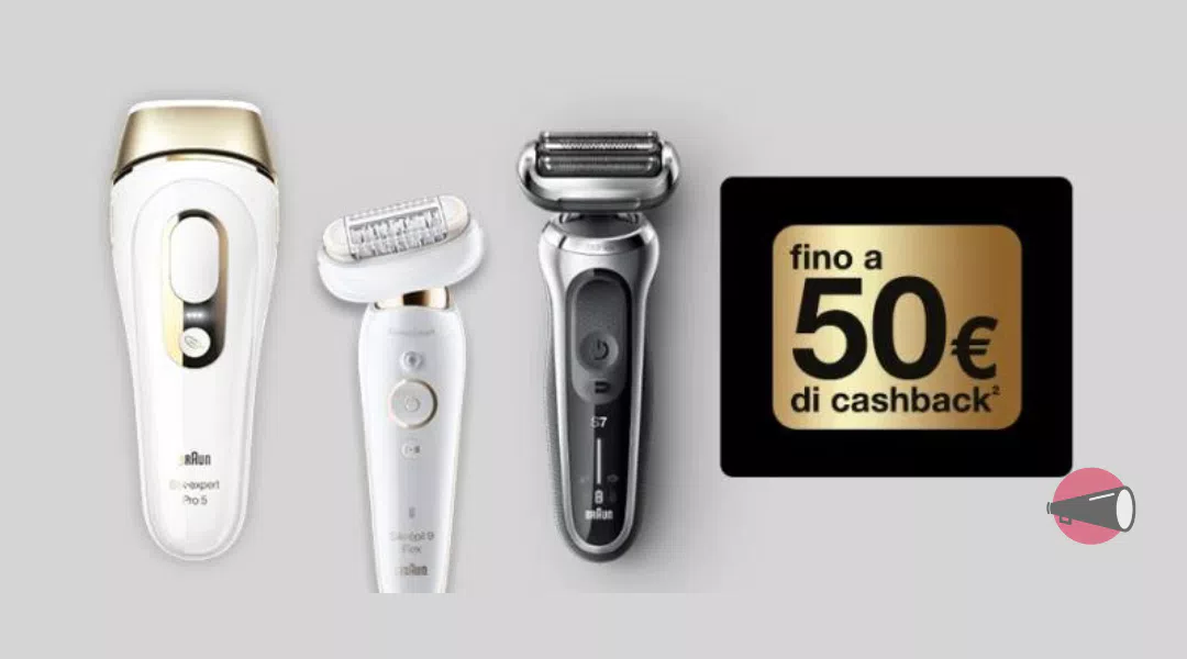 Cashback Braun 2023: fino a 50€ di rimborso!