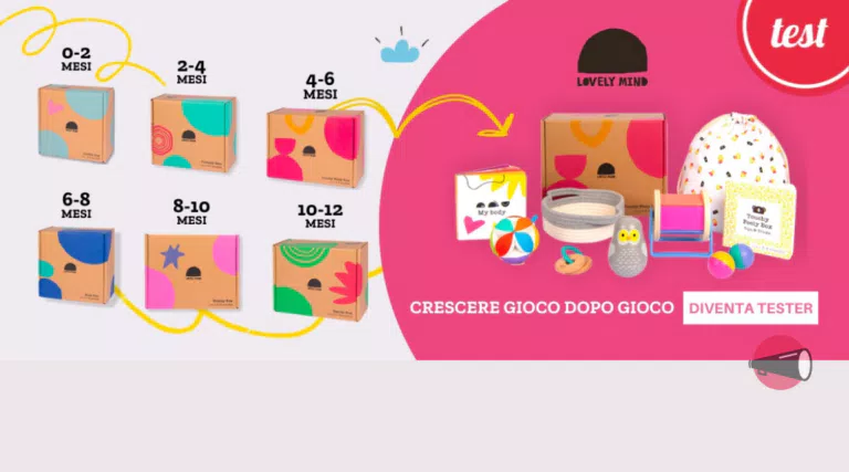 DIventa tester delle Box Lovely Mind con Mammachetest