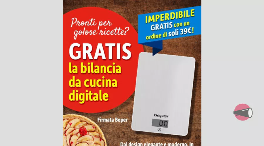 Casa Henkel ti regala la bilancia da cucina Beper