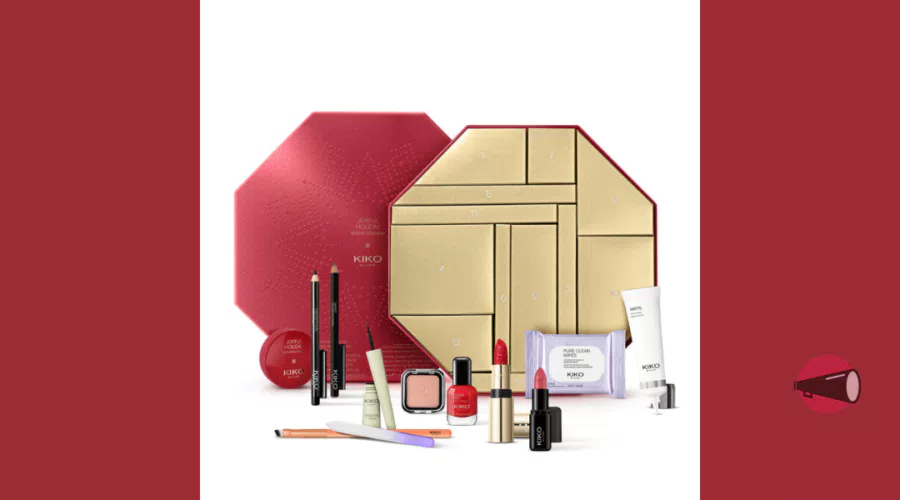 Scopri il Calendario dell'avvento di Kiko: 24 prodotti makeup e skincare in formato regular o mini ed imperdibili accessori!