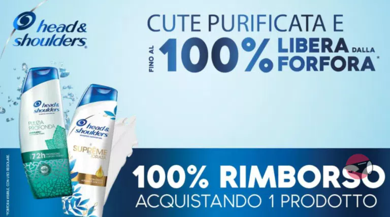 Cashback Head&Shoulders 2022: rimborso del 100%