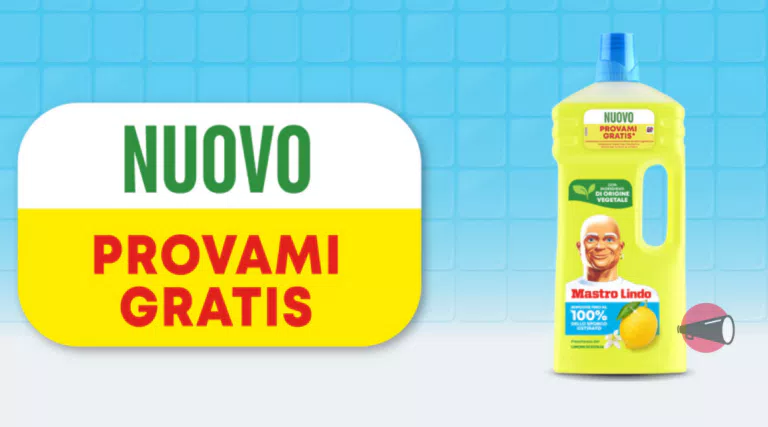 Provami Gratis “Mastro Lindo cashback”: rimborsato al 100%