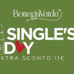 Bottega Verde “Festa dei Single”: buono 11€ + omaggi