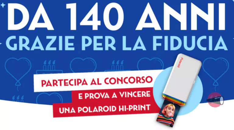 Partecipa al concorso “Buon Compleanno Galbani – 140º anniversario” e prova a vincere una POLAROID HI PRINT