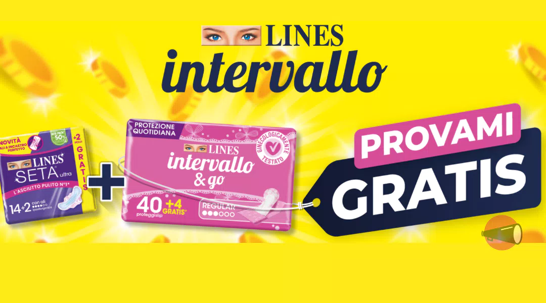 “Lines Intervallo – Provami Gratis”: come farsi rimborsare Lines Intervallo (con Lines Seta Ultra)