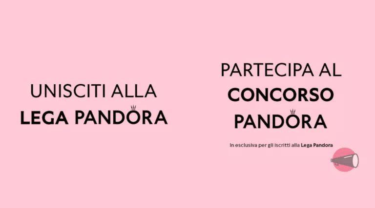 Concorso “Pandora illumina il FantaSanremo”: vinci gratis 10 gift card Pandora da 100€ se ti iscrivi alla Lega Pandora