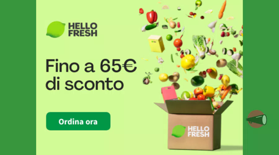 Prova HelloFresh con uno sconto fino a 65€