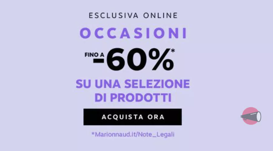 Saldi Marionnaud: fino al 60% su articoli selezionati (Collistar, Filorga, Shiseido..)