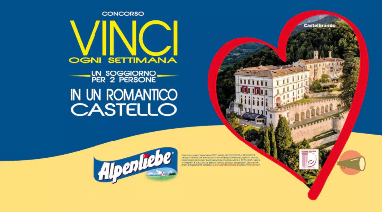 Concorso “Alpenliebe 2023”: vinci un soggiorno in un romantico Hotel o Castello