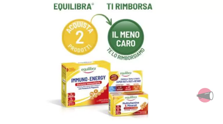 Cashback “Equilibra ti rimborsa 2023”: fatti rimborsare il prodotto meno costoso