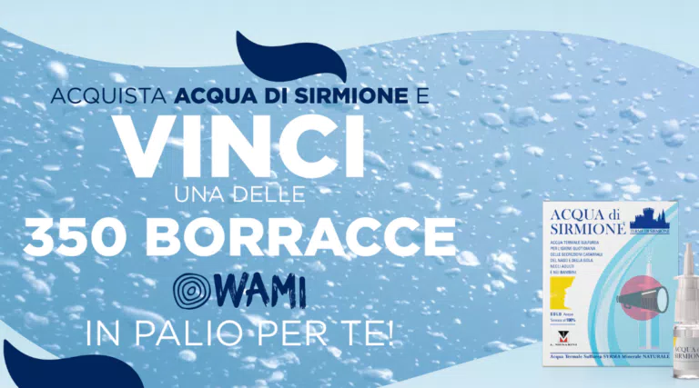Concorso Acqua di Sirmione: vinci borracce Wami