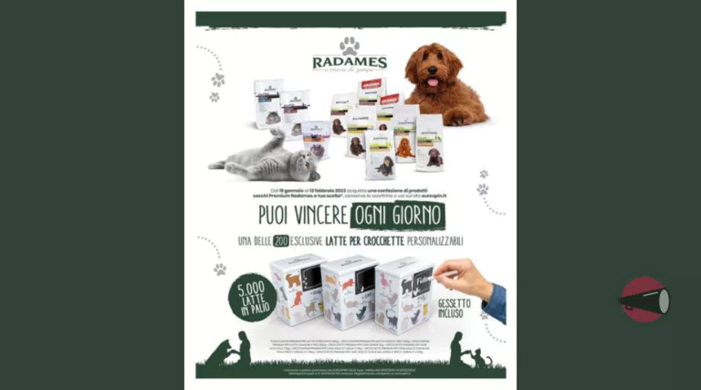Concorso Radames Eurospin: vinci 200 latte per crocchette al giorno
