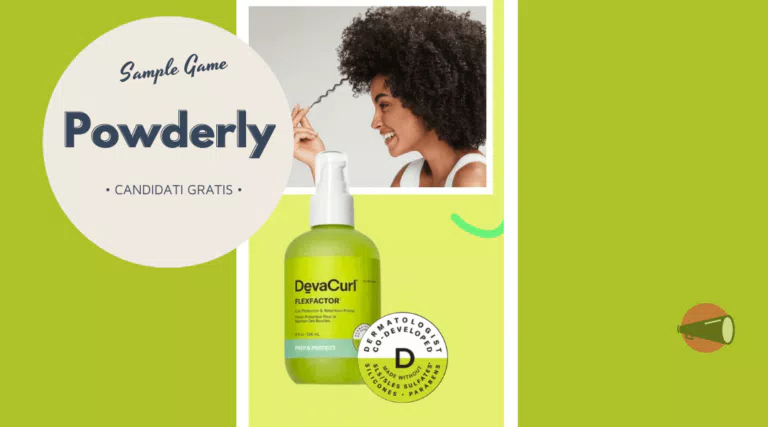 Diventa tester DevaCurl FlexFactor con l'app Powderly