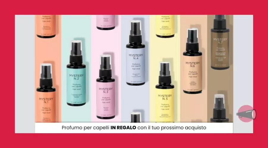 Profumo per capelli in omaggio con il tuo ordine Capello Point