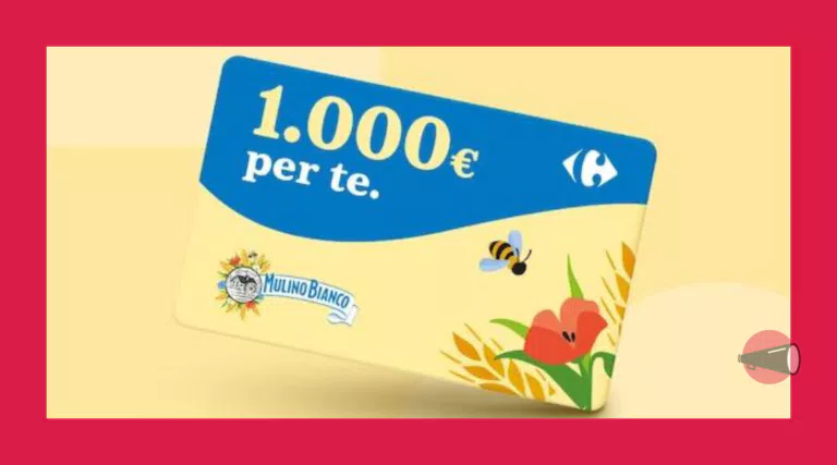 Concorso Mulino Bianco “Un buongiorno lungo un anno”: vinci 1.000€ di gift card Carrefour