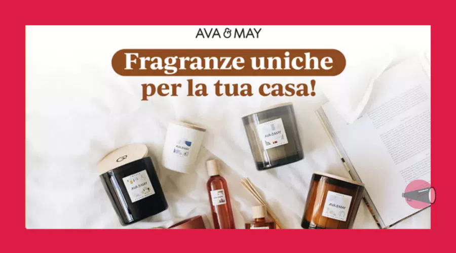 Buono di 30, 45 o 60€ valido per acquisto di prodotti per la casa sul sito AVA&MAY