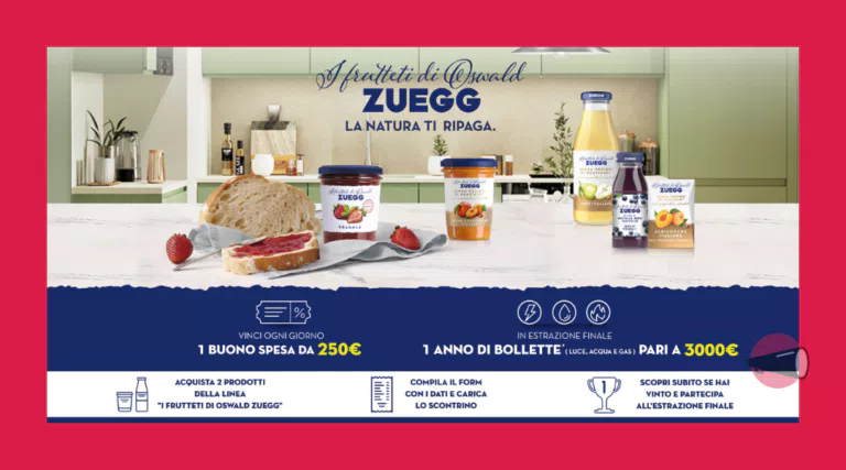 Concorso Zuegg “La natura ti ripaga”: vinci buoni spesa da 250€ e 3.000€ di bollette pagate