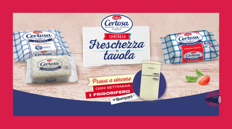 Galbani “Freschezza in tavola”: vinci ogni settimana un Frigorifero Retrò Bompani