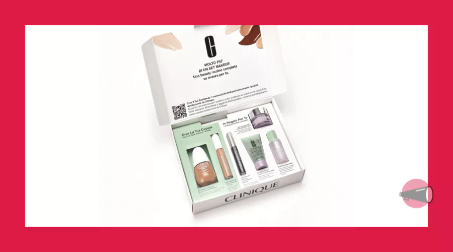 CLINIQUE ti regala una box di prodotti del valore di 52€