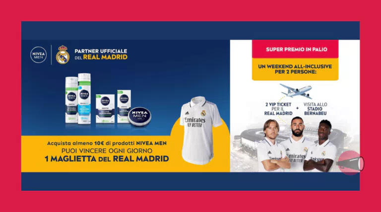 Concorso Nivea Men 2023: vinci maglie Real Madrid (e weekend a Madrid)
