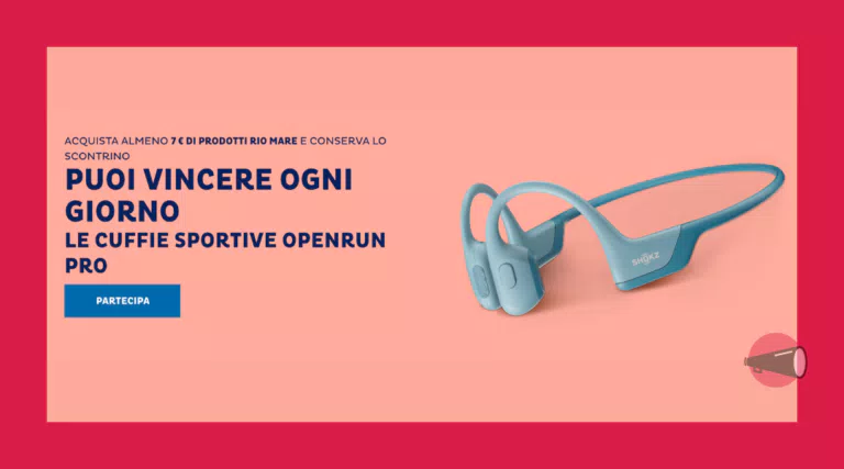 Concorso Rio mare 2023: vinci cuffie sportive OPENRUN PRO di Shokz