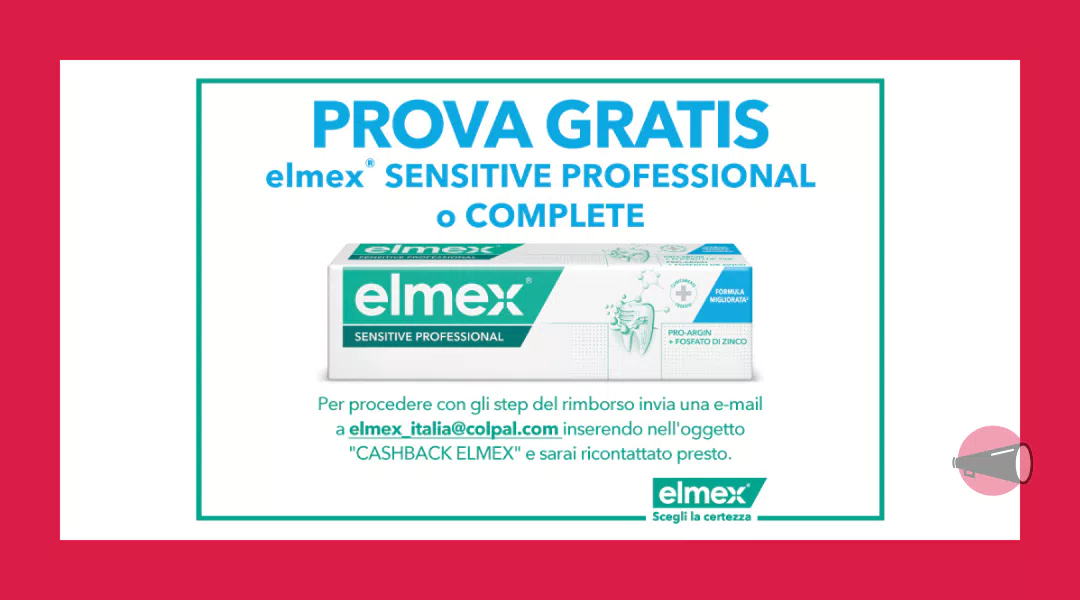 Prova gratis elmex Sensitive Professional: il dentifricio è gratis