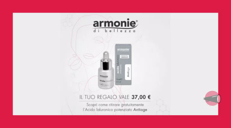 Richiedi il campione omaggio di Acido Ialuronico Potenziato Antiage del valore di 37,00 Euro