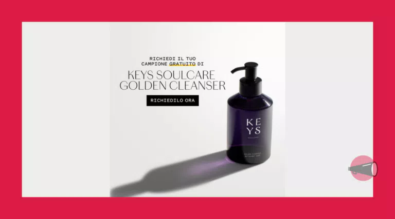 Richiedi il campione omaggio di Golden Cleanser with Manuka Honey di Keys Soulcare