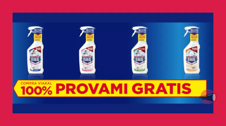 Superofferta Viakal: prova gratis un prodotto Viakal
