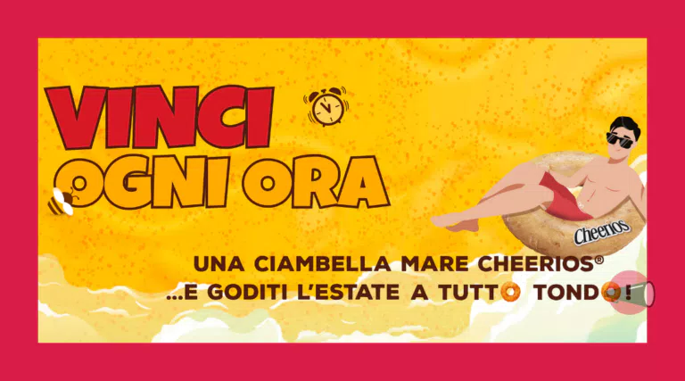 Vinci la ciambella salvagente con Cheerios: in palio una ogni ora