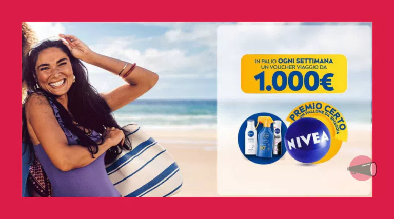 Concorso Nivea: vinci un viaggio del valore di 1000€ e come premio certo un pallone da spiaggia