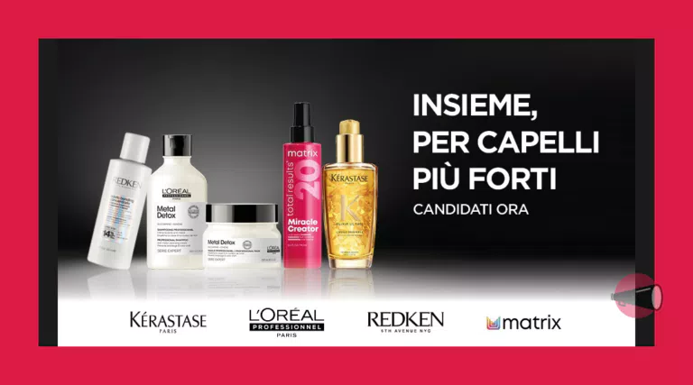 Diventa tester di 4 prodotti per capelli: Redken, Kérastase, Matrix e L’Oréal Professionnel