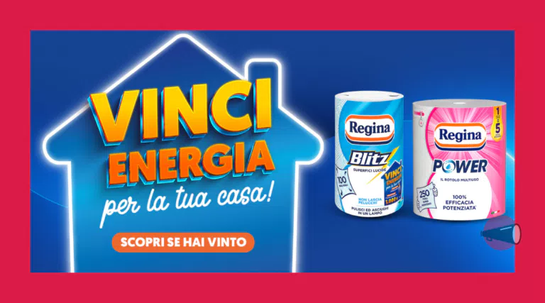 Concorso Regina 2023: vinci 1.000€ voucher bollette e lampade Poldina