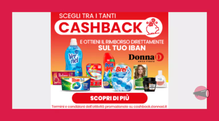 Scopri i cashback disponibili per te ogni giorno sui tuoi detersivi preferiti