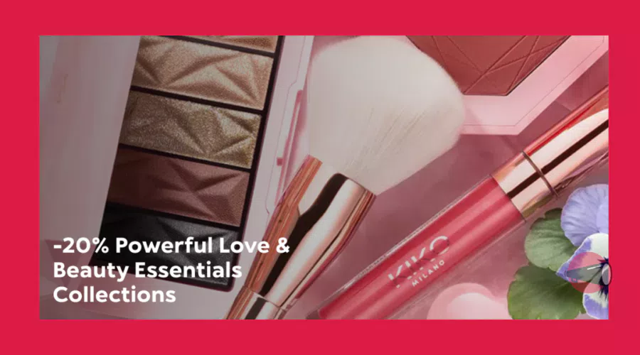 Kiko -20% sulla collezione Powerful Love & Beauty Essentials, solo online fino al 05/07/2023