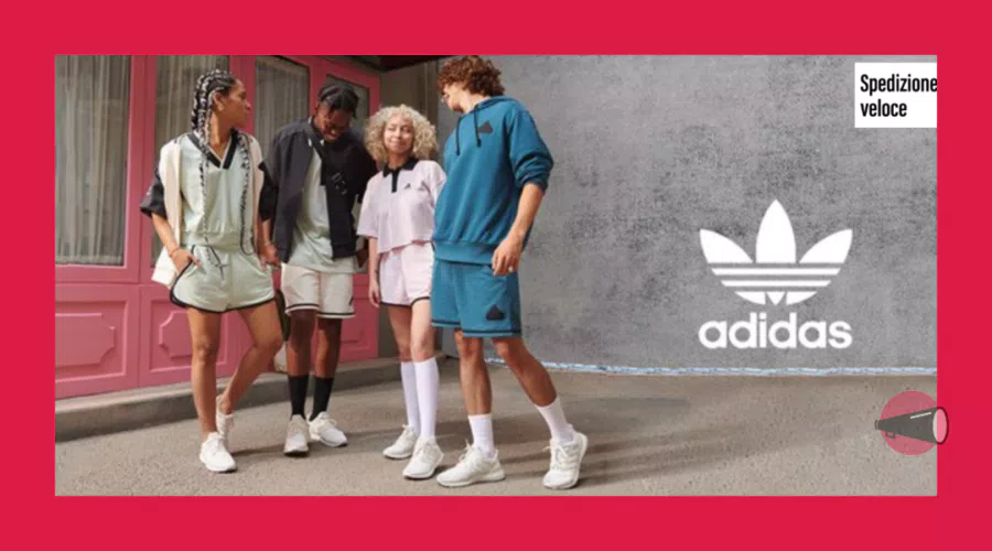 Approfitta delle straordinarie vendite di Adidas su SaldiPrivati! In più sconto di 10€ su minimo di 50€ sul primo ordine