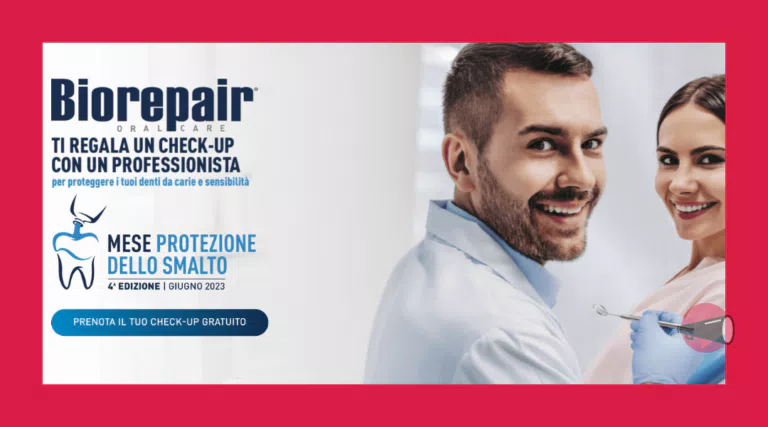 Biorepair: prenota un check-up gratuito per i tuoi denti