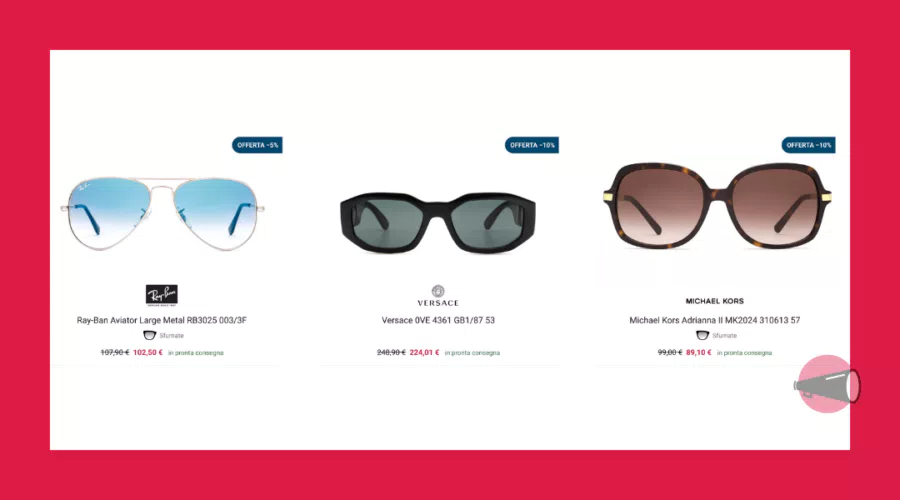 I saldi di mezza estate di Lentiamo sono finalmente arrivati! Fino al 40% di sconto sugli occhiali da sole.
