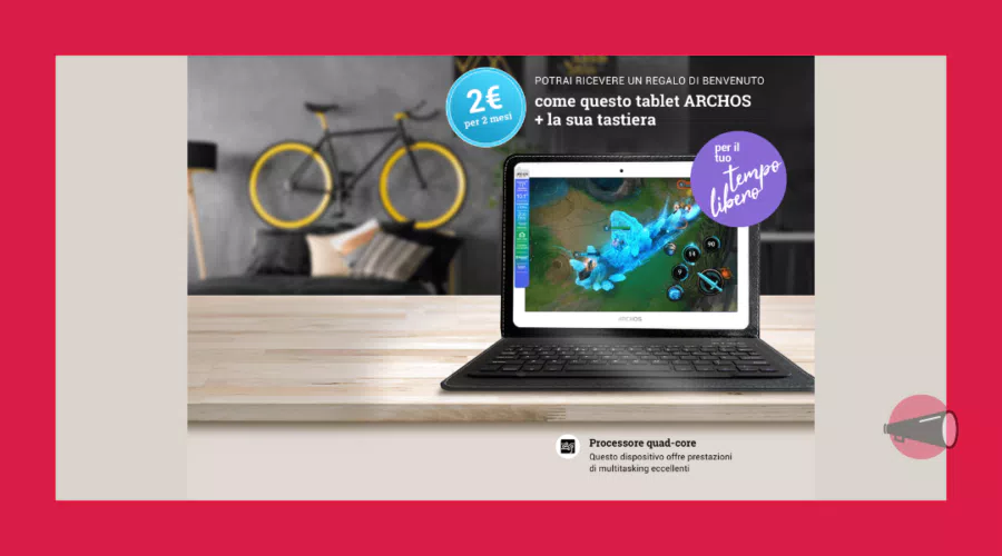 L'offerta esclusiva di Altroconsumo su ScontoMio: Tablet Archos + Tastiera a soli 2€!