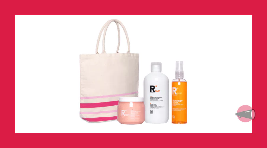 Kit Ricostruzione Solare con 3 prodotti haicare R*Sun + Summer Bag IN REGALO