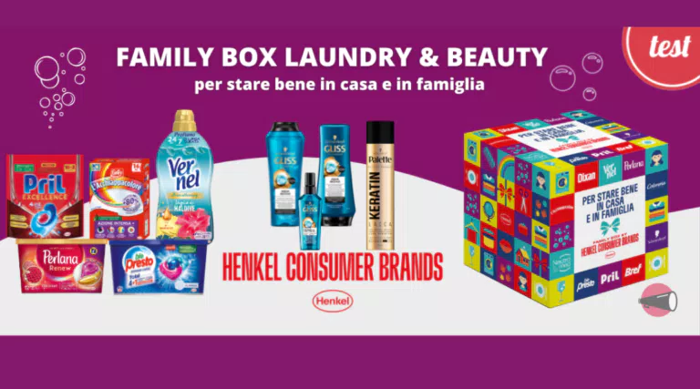 Diventa tester box prodotti Henkel (Bio Presto, Perlana, Vernel, Pril, Gliss, L'Acchiappacolore...)