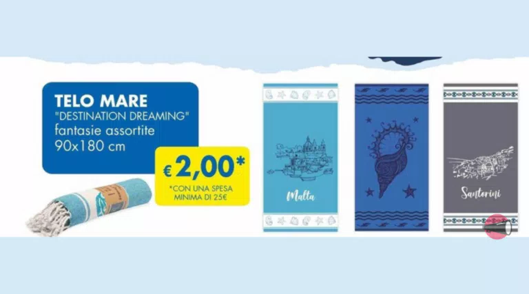Telo Mare a 2 euro da MD: quando e come averlo!