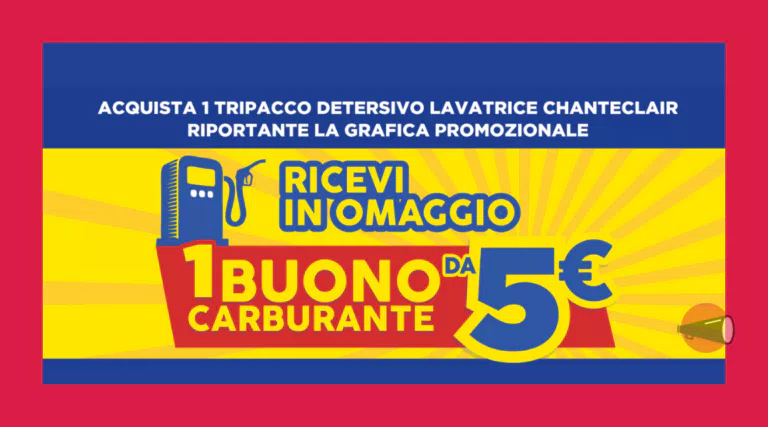 Chanteclair regala un buono carburante: premio certo!