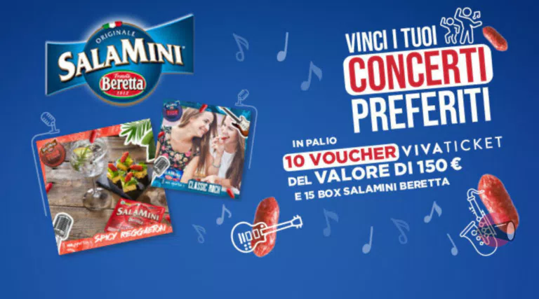 Concorso Beretta “Dai ritmo al tuo aperitivo”: vinci gratis box di prodotti e card Vivaticket