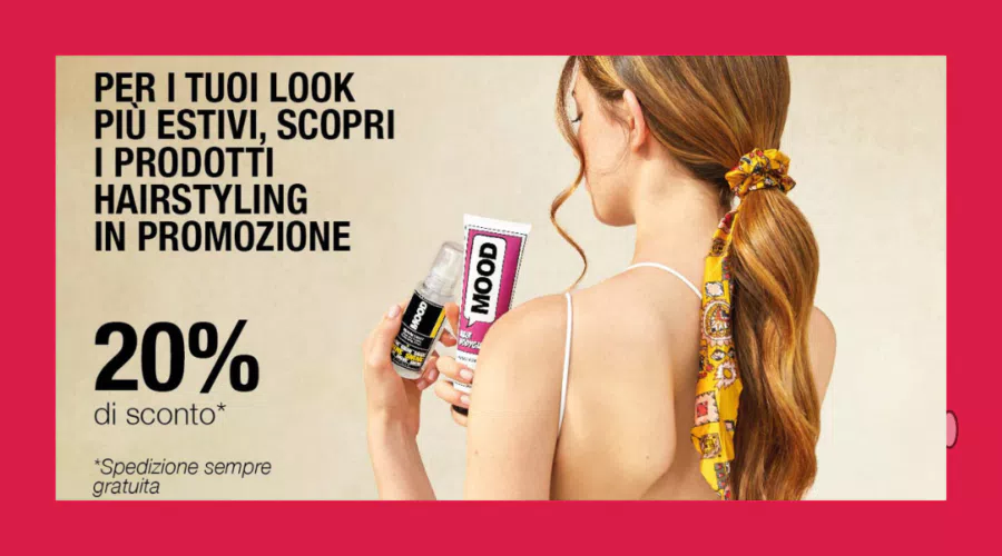 Crea la tua acconciatura estiva perfetta con il 20% di sconto sui prodotti must have styling!
