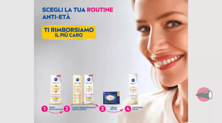 Cashback Nivea 2023: con la routine anti-età ti rimborsano il prodotto più caro