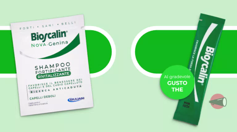 Ricevi i campioni omaggio Bioscalin Shampoo Fortificante + Integratore