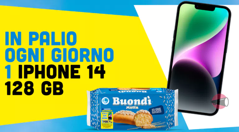 Concorso Buondì 2023: in palio ogni giorno iPhone 14 128 GB